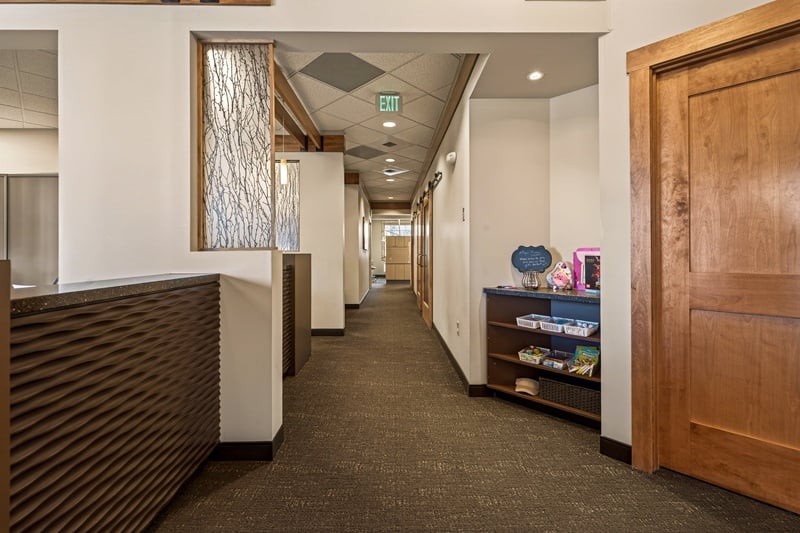entrance to hallway 
